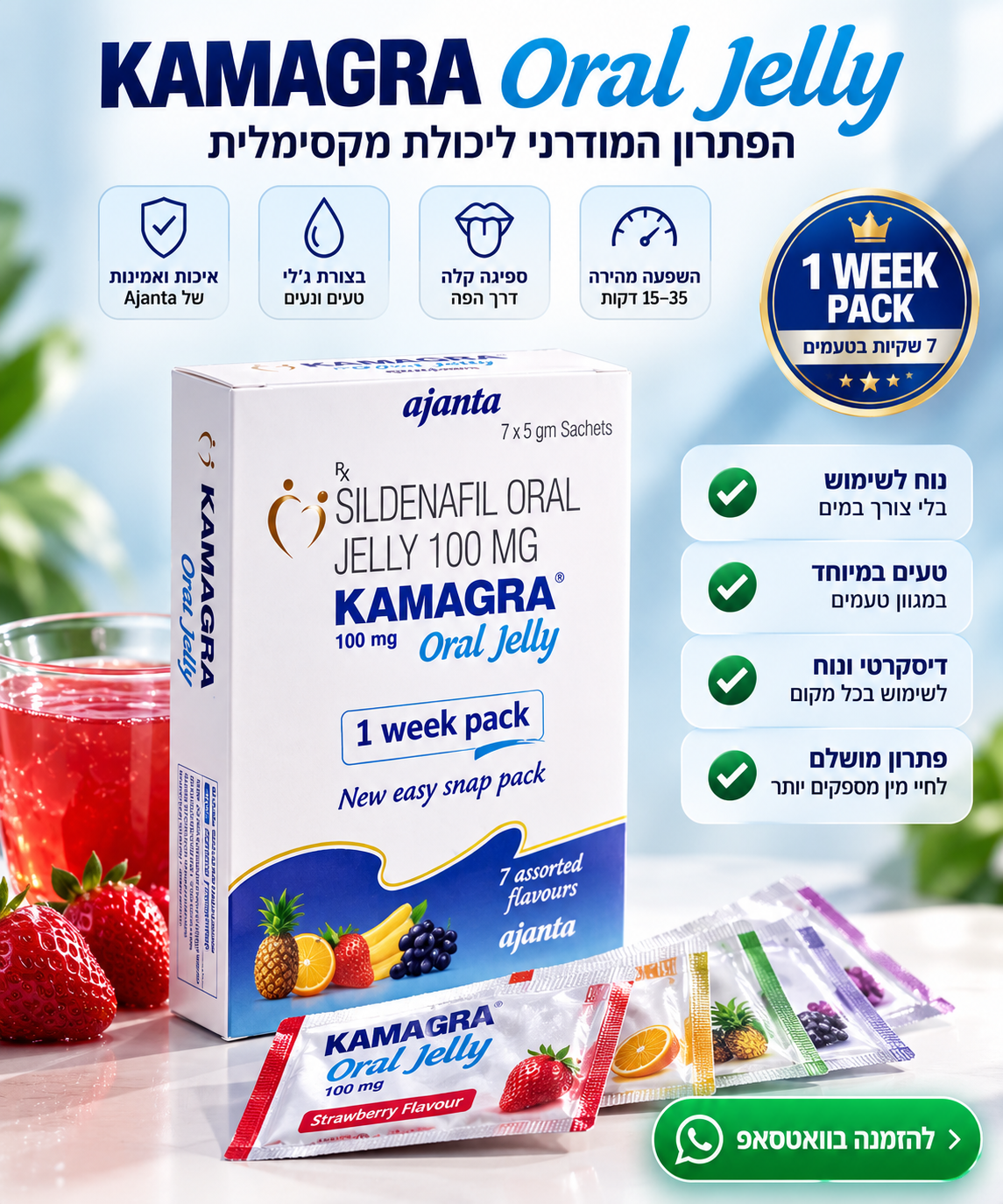 Kamagra Oral Jelly בישראל
